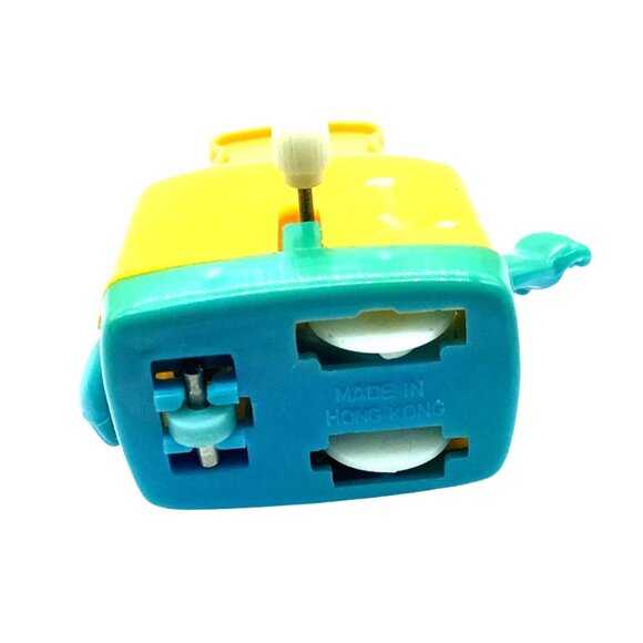 Vtg TOMY Wind-Up Smiling Toaster Appliance Toy Hong Kong 2" FLAWS Sidewise Move - Picture 6 of 7